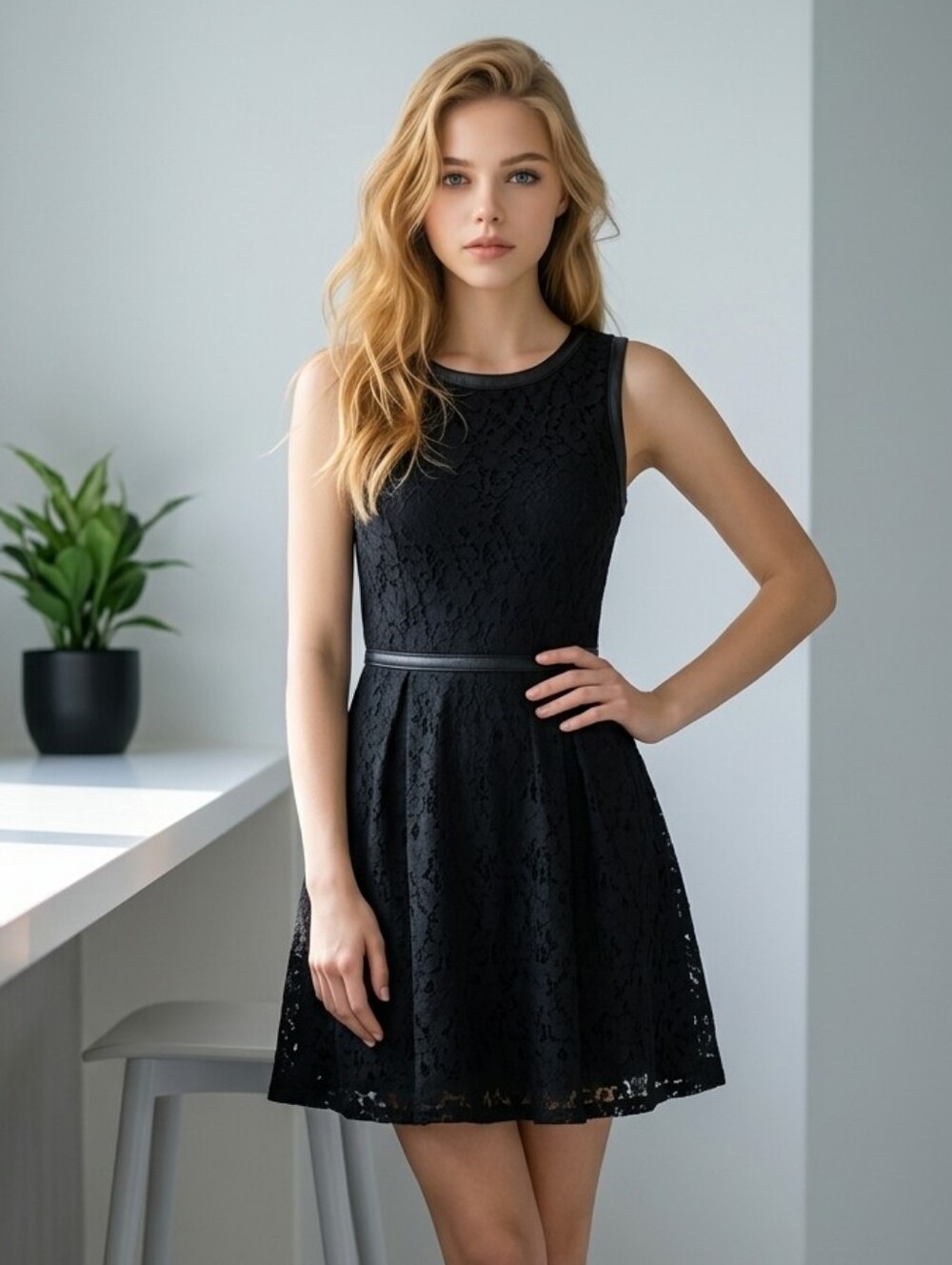 Speechless Black Lace Faux Leather Mini Dress Junior 1 Gothic Party Dark Romance